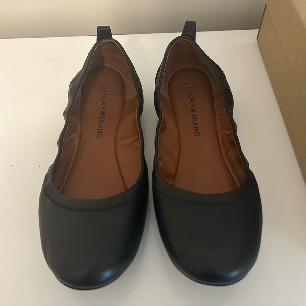 Lucky Brand Black Flats